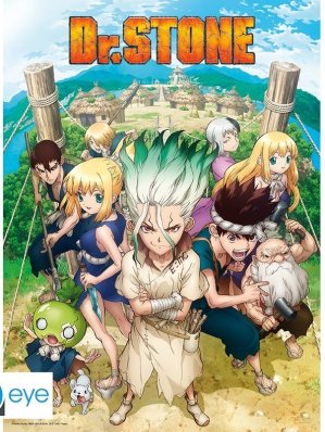 POSTER DR STONE "GROUPE" (52X38)