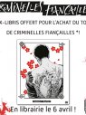 Visuel CRIMINELLES FIANCAILLES EX-LIBRIS (OFFERT SOUS CONDITION D'ACHAT)
