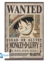 ONE PIECE - POSTER «WANTED LUFFY NEW 2» ROULÉ FILMÉ (91.5X61)
