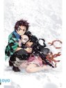 DEMON SLAYER - POSTER « TANJIRO & NEZUKO NEIGE » ROULE FILME(91.5X61)