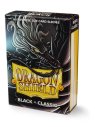 DRAGON SHIELD - SLEEVE JAPANESE SIZE - NOIR (60 SLEEVES)