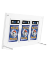 PROTECTION PRESENTOIR POUR 3 CARTES PCA ACRYLIQUE UV RÉSISTANT