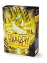 DRAGON SHIELD - 60 PROTEGE-CARTES MINI : JAUNE MAT