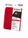 ULTIMATE GUARD 18-POCKET PAGES SIDE-LOADING ROUGE (10)