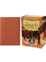 DRAGON SHIELD - 100 PROTEGE-CARTES STANDARD MAT - CUIVRE