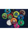 Lot de 10 badges Little Marvel