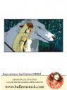 Visuel GHIBLI - PRINCESSE MONONOKE DIGIGRAPHIE SUR BOIS (37.5 x 20.5 cm)